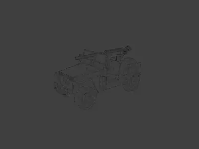 Safir 4x4 Low-poly 3D model