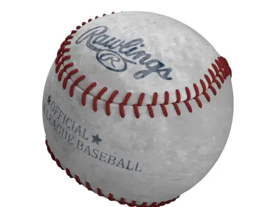 Baseball official mlb 3D model