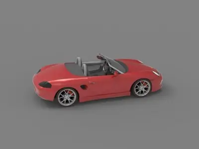 2003 Porsche Boxster  3D model