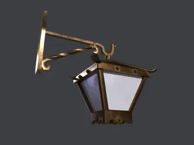 Wall Lamps Free low-poly 3D model