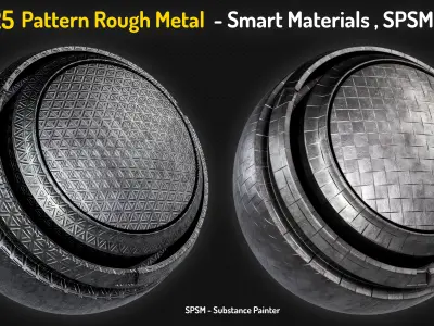 25 Pattern Rough Metal Smart Materials Texture