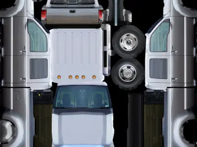 Generic Pickup v2 Low-poly 3D model