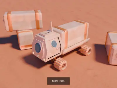 Mars collection 3D Model Pack