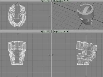 Martial-Art Headguard - Type 2 3D model