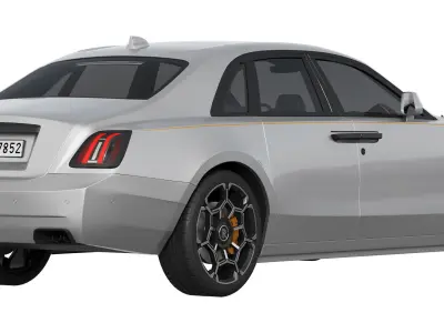 Ghost luxury sedan 3D model