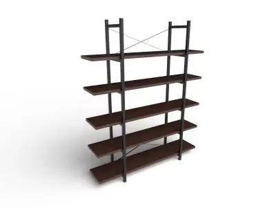 Shelf M01 Low-poly 3D model