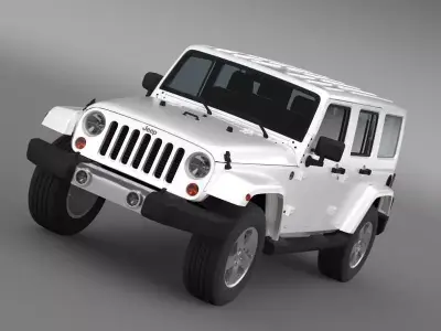 Jeep Wrangler Unlimited 2011 3D model