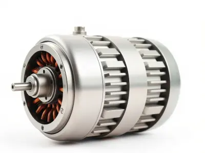 Advanced Electric Motor D Model Pack Low-poly 3D model