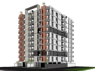 Abul Bashar- Apartment 3D 3D model