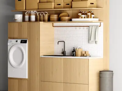 Laundry Room 3D model