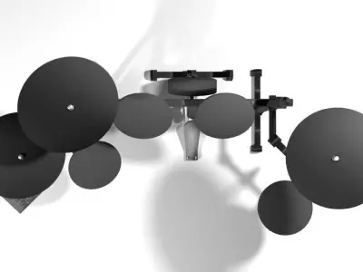Drum Set - Electronic 3D model