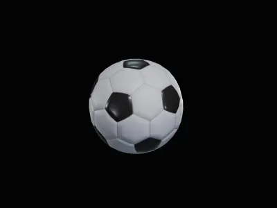 Soccer Ball Low-poly 3D model purchase
