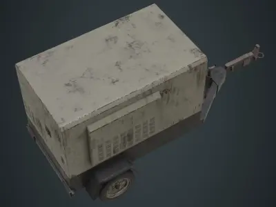 Generator 1B Low-poly 3D model