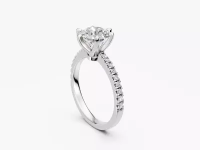 ZKR07 ENGAGEMENT RING 3D print model