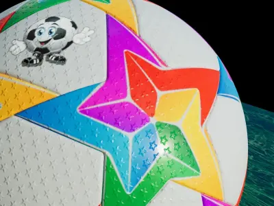 Soccer ball Free 3D model 2
