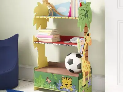 Erwon Zoomie Kids Bookcases 3D model