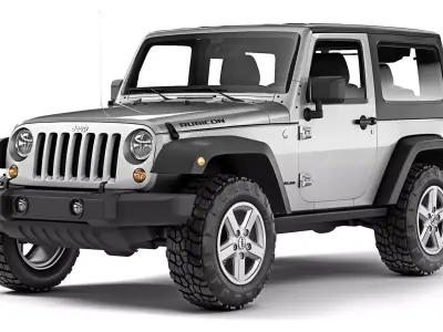 Jeep Wrangler Rubicon 2007 3D model