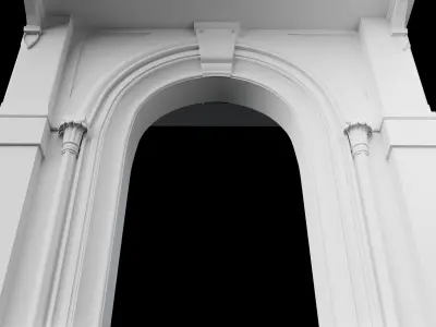 ANCIENT INTERIOR ARCHWAY 3D model