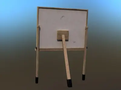 board foldable 3d model 3D model