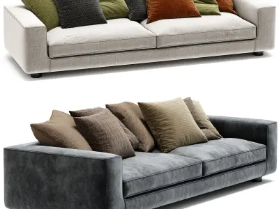 SHABBY Art Nova Sofa 3D model