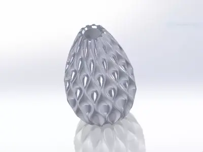 Vase design 3D model purchase