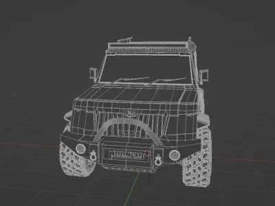 Bolero Low-poly 3D model