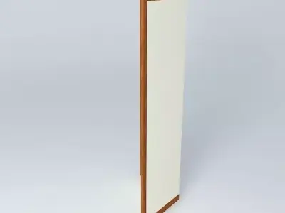 cab wooden door Free 3D model