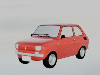 FIAT 126  3D model