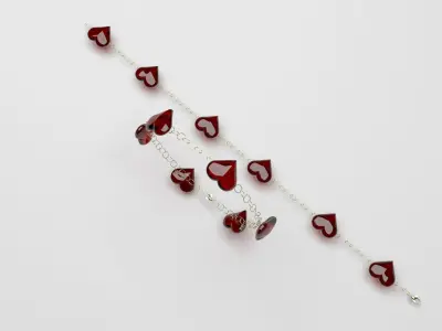 Heart Bracelet 3D print model