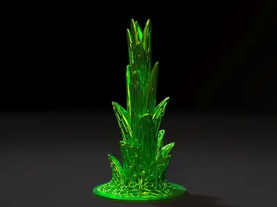 Alien plant 3D print model