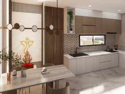 KItchen Interior Design 3D model