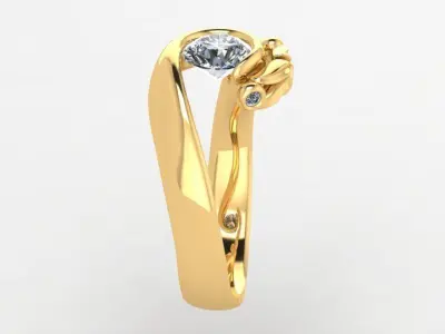 Jewelry rings 3D print model