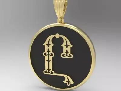 Decorative Letter Y 3D print model