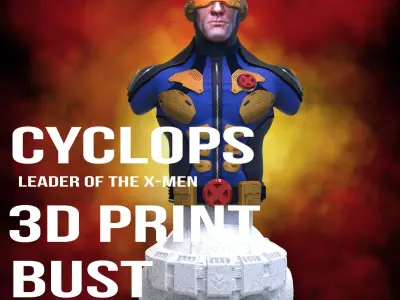 Cyclops Leader of the  X-Men 3D print model