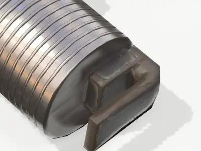 Engine Spark Plug PBR Low-poly 3D model