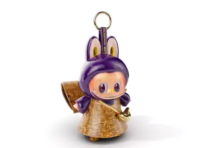 Cute Creature Keychain Model Pack Low-poly 3D model
