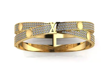 Brand Brand Bangle 3D print model