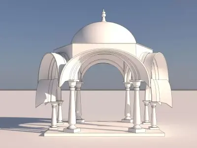 Rajasthani Dome 3D model