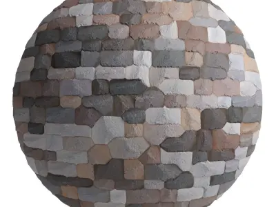 Ston Wall Material 14- Stone Wall Decorative Pbr 4k Texture