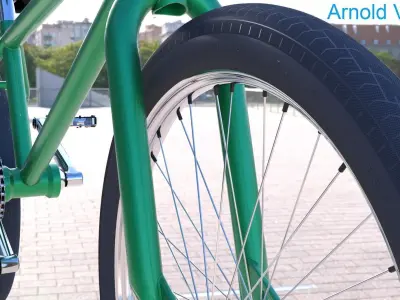 BMX Universal Low-poly 3D model