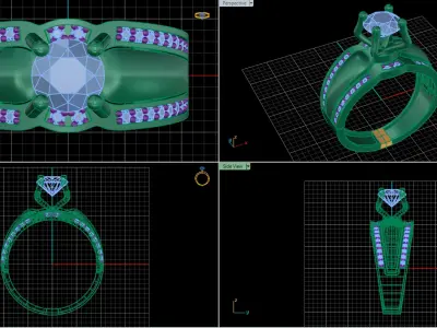 jewelry ring 170 3D print model