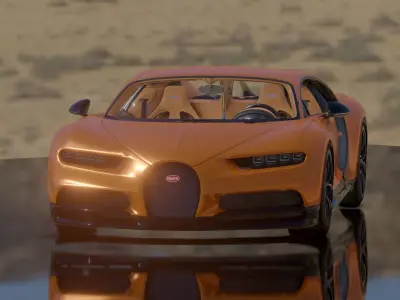 TOPG Bugatti Edition - Photorealistic Low-poly 3D model