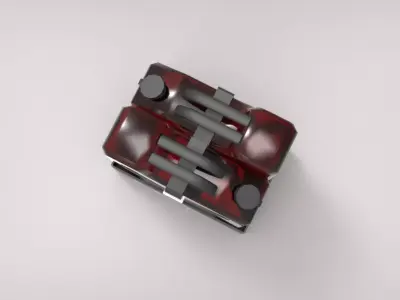 FUEL RESERVE CAN Low-poly 3D model