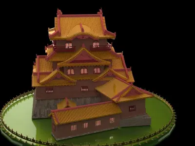 Chinese ancient house  3D model