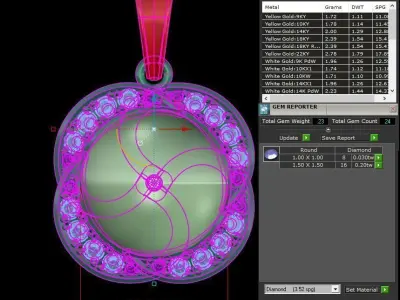 Pearl pendant 3D print model purchase