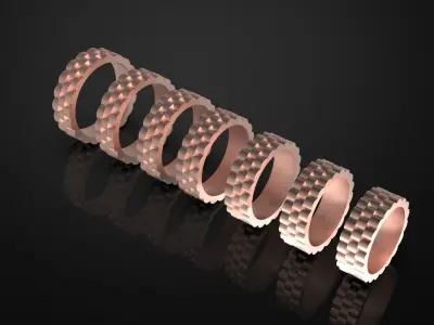 Wedding Ring 3D print model