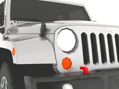 Jeep Commander 4K 3D model
