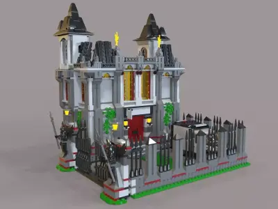 Lego jail 3D model