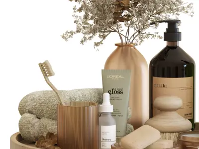 Bathroom Accessories-02 3D model