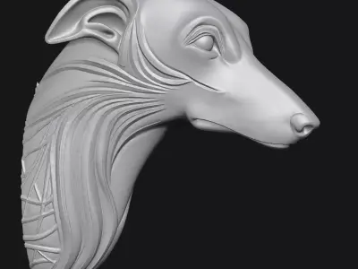 Greyhound 3D print model